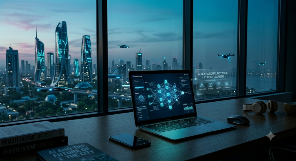 Glowing laptop showing AI network 4:00 AM during Meta Layoffs May 2026